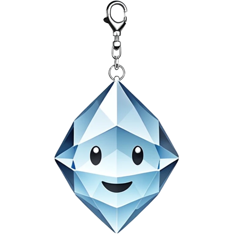 Hanging crystal cool shape car mirror suncatcher hanger emoji