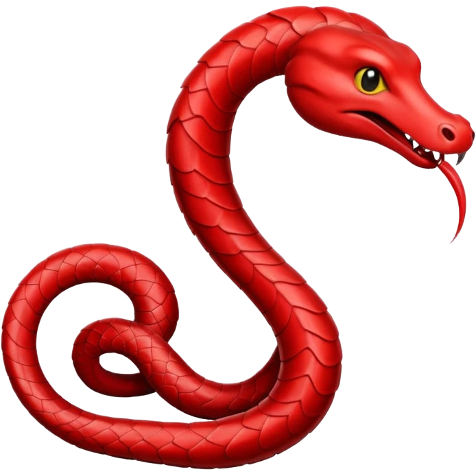 serpent red emoji