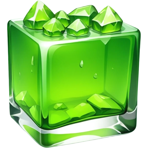 Chartreuse on the rocks emoji