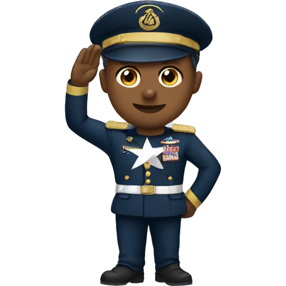 right side of salute emoji 🫡 emoji