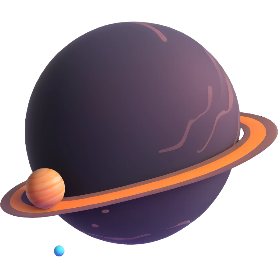 bright red Mercury planet emoji