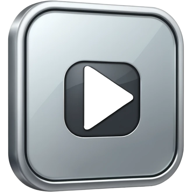 silver play button emoji