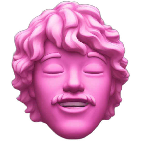 vaporwave 3d floorno face emoji