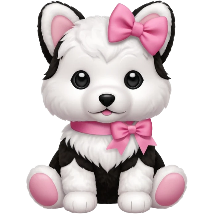 Victoria secret pink dog plush emoji