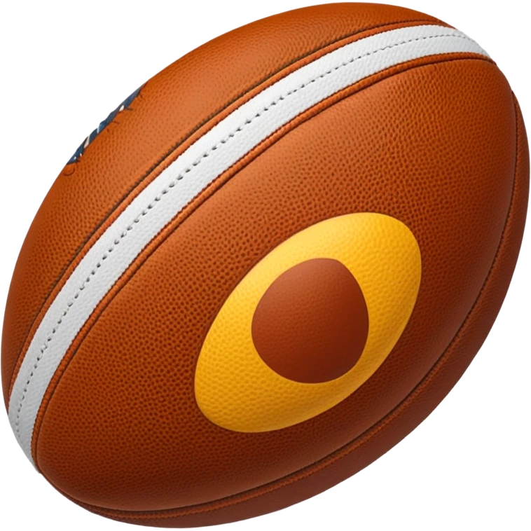 Rugby ball emoji