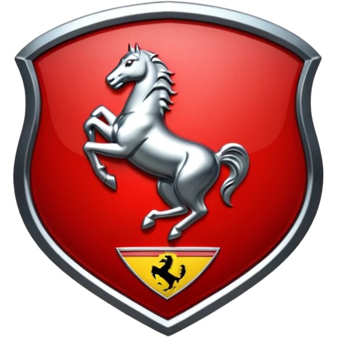Ferrari logo real emoji
