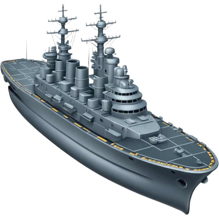 battleship from above emoji