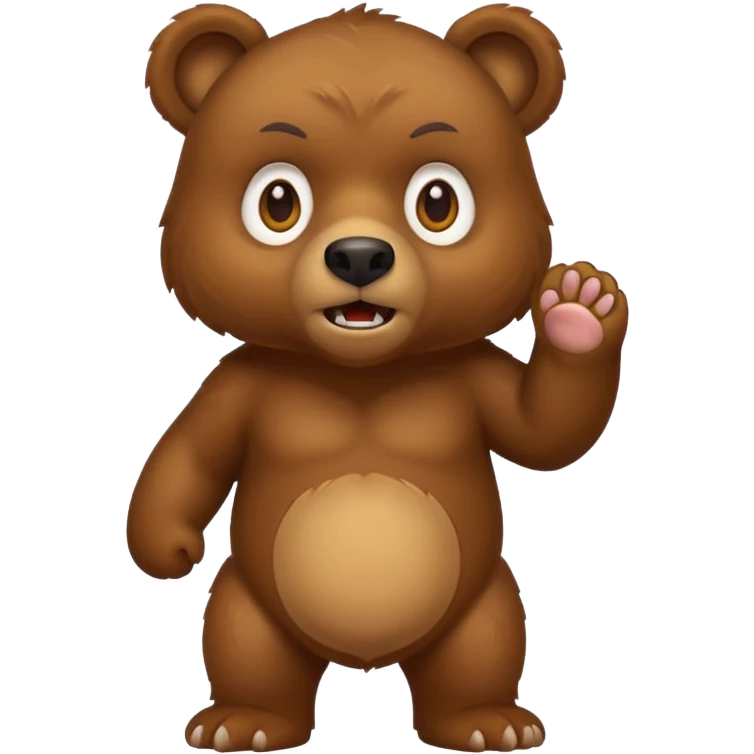 Hungry bear emoji