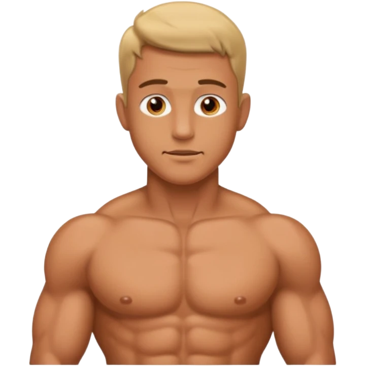 man, naked, penis emoji