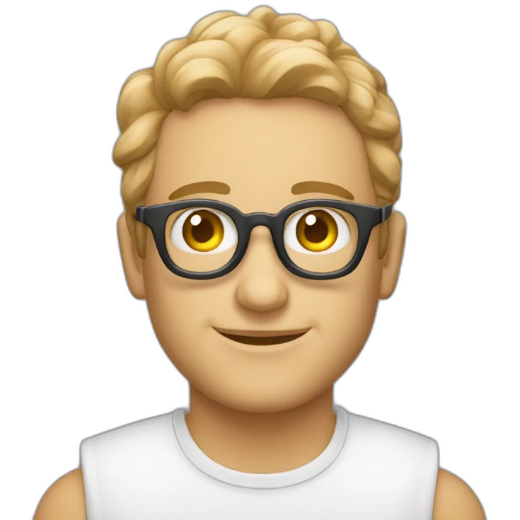 cespuglio con gli opcchiali emoji