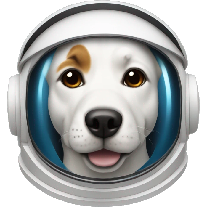 un perro astronauta emoji