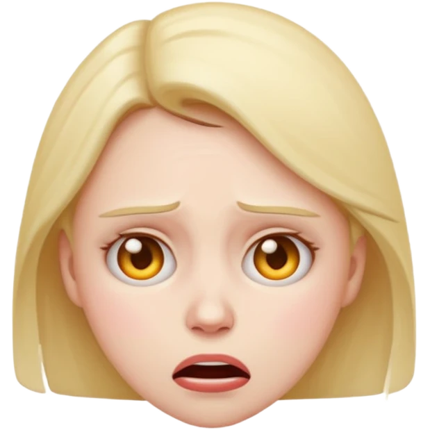 Woman emoji strangling herself emoji