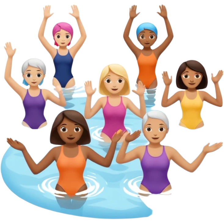 Water aerobics emoji