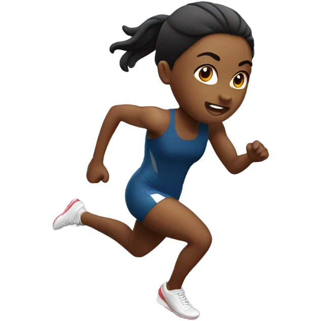 Sprinting girl emoji