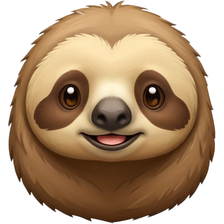 sad sloth smiley emoji