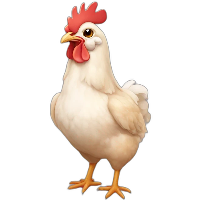 chicken and rabbit hybrid animal emoji
