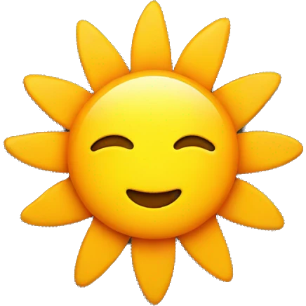 Sun icon emoji
