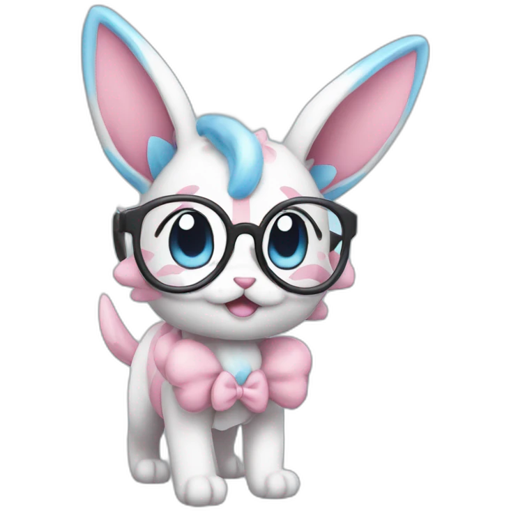 Sylveon-with-glasses emoji
