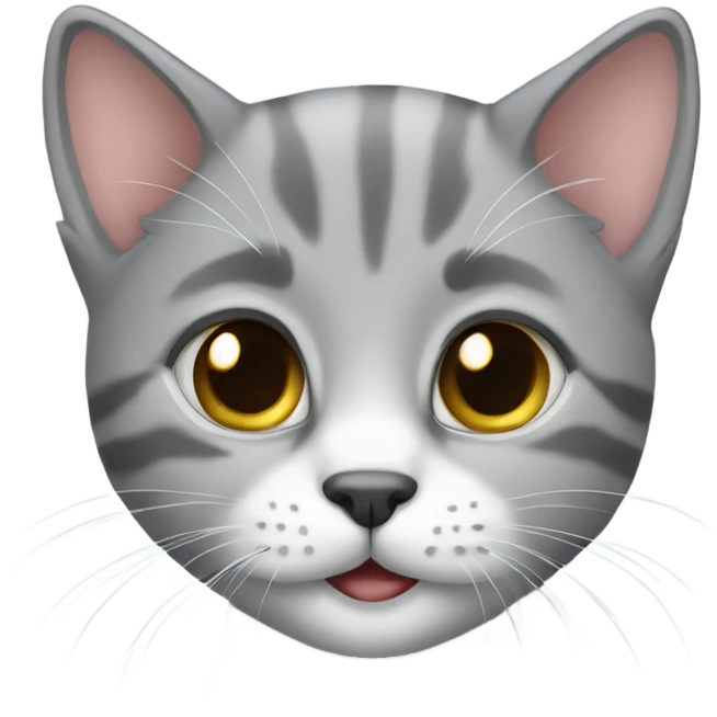 grey kitten  emoji