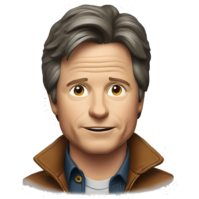 Michael j fox emoji