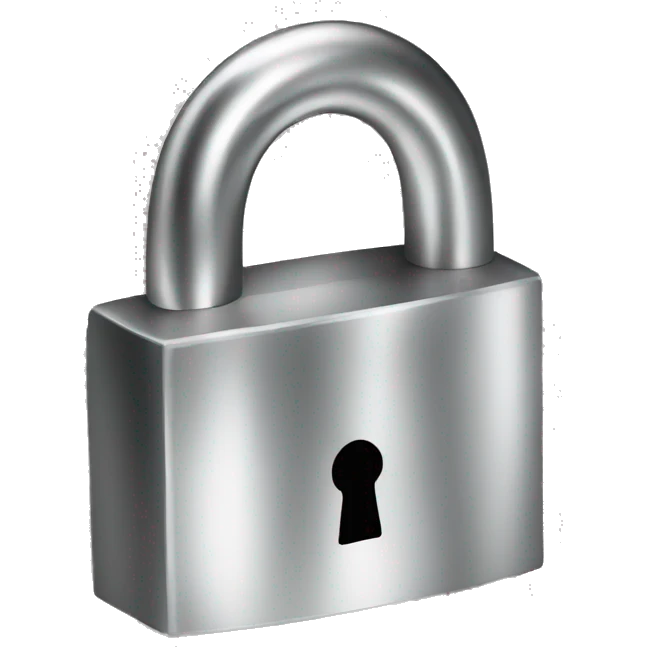 Open lock emoji