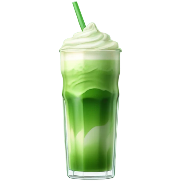 iced matcha latte emoji