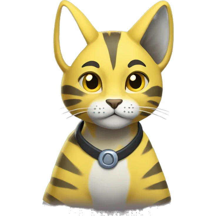 Yellow lombax-Zeraora-cat emoji