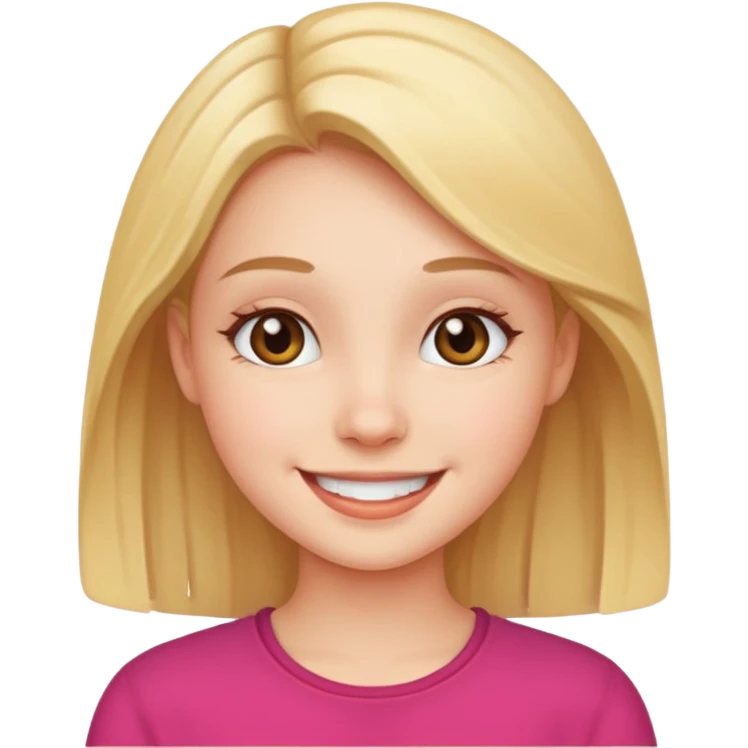 Cute girl emoji