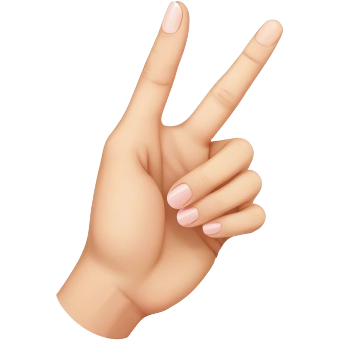 Mano con dedo meñique levantado elegante  emoji