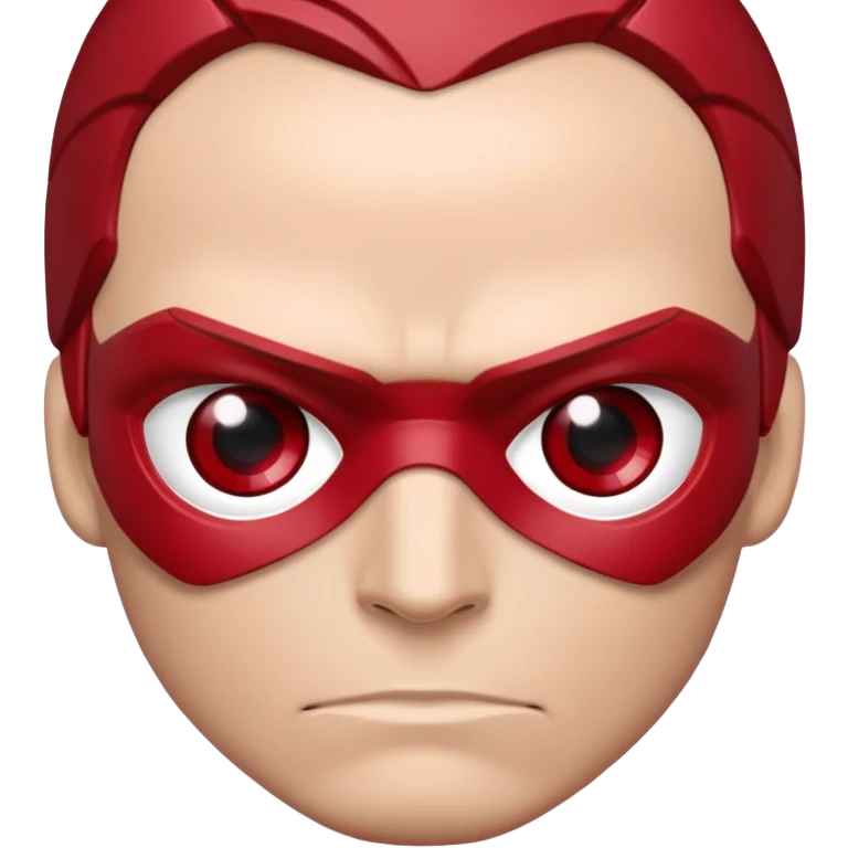 Vision marvel, red face from captain america: civil war emoji