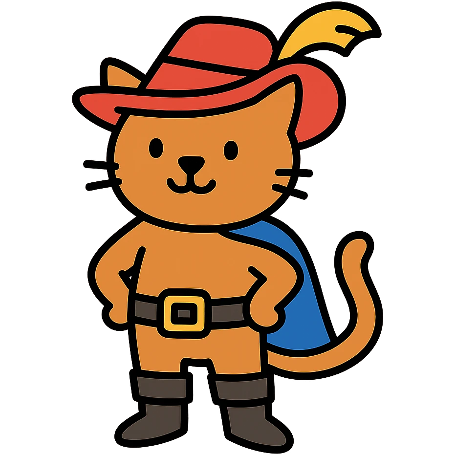 gato de botas emoji