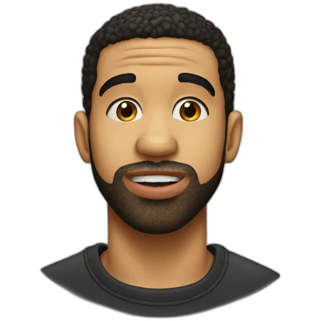 Drake biting his lip emoji