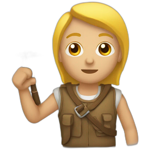 flecha apuntando emoji