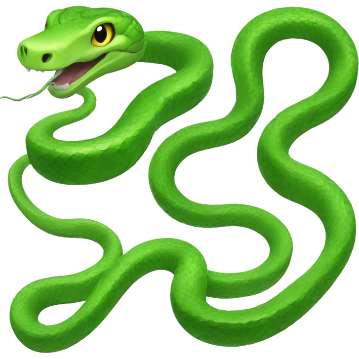 green snake emoji