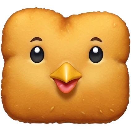 One chicken nugget emoji