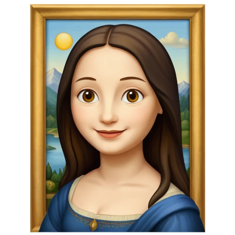 monalisa painting emoji