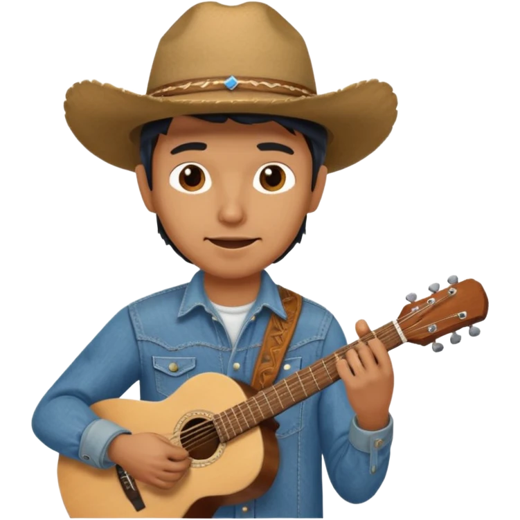 cowboy musician emoji