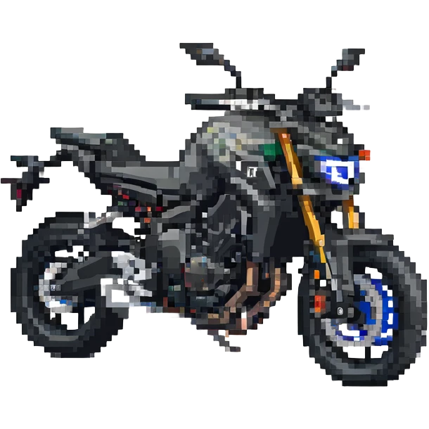 Yamaha MT09 motorcycle emoji