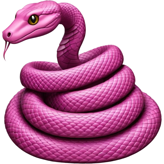 pink snake emoji