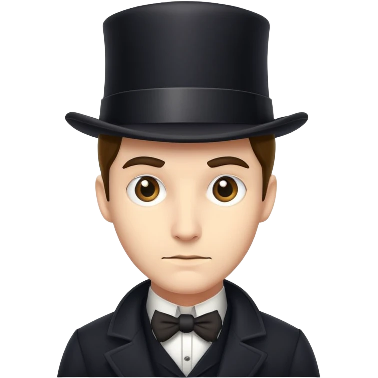 Detective with a tophat emoji