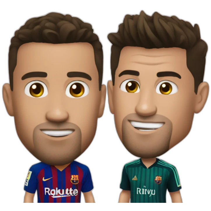 Ronaldo contre Messi emoji