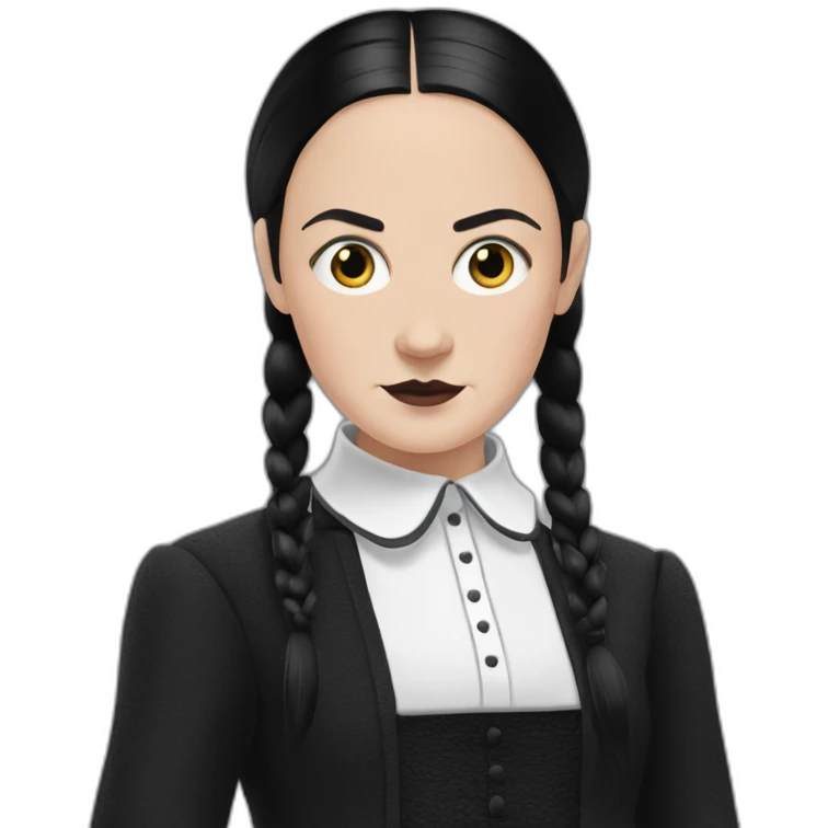 Wednesday Addams emoji