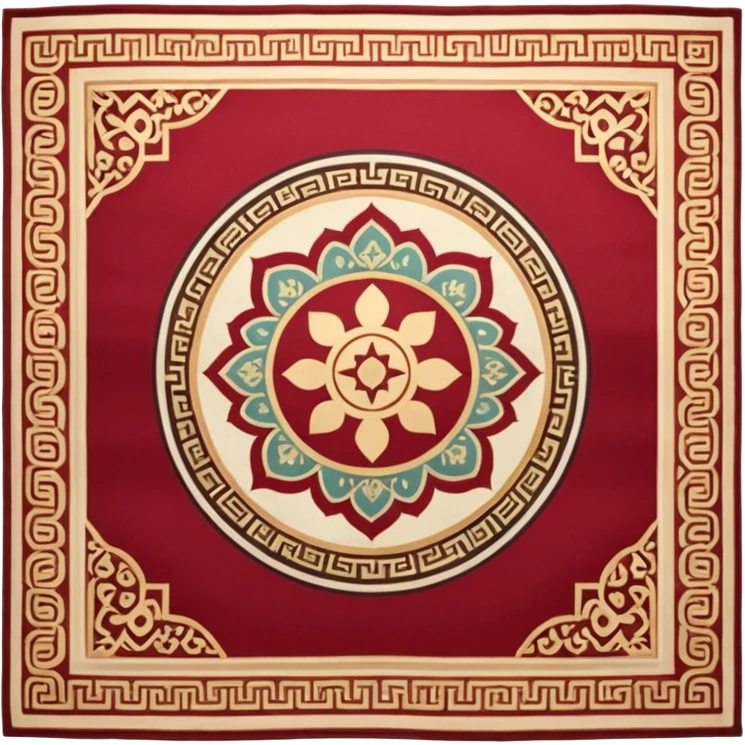 Tapis de prière emoji