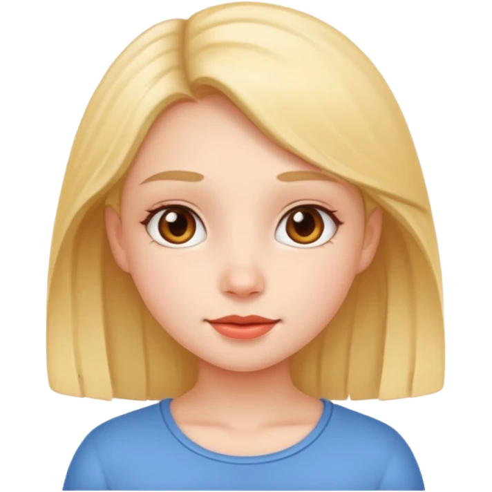 Cute girl emoji