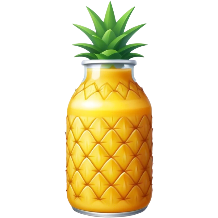 Pineapple juice bottle  emoji