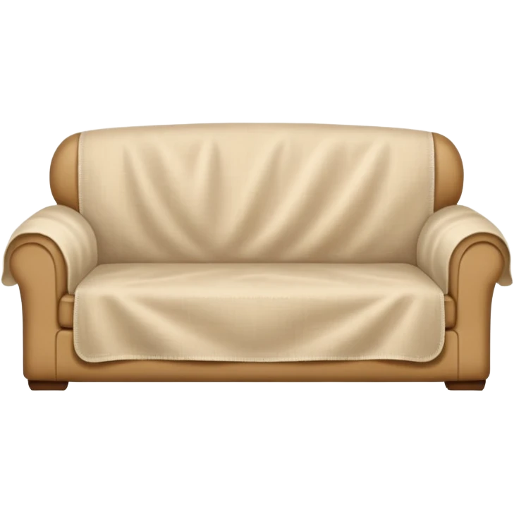 Drop cloth on a sofa  emoji