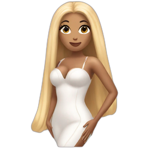 Nicki Minaj met gala emoji