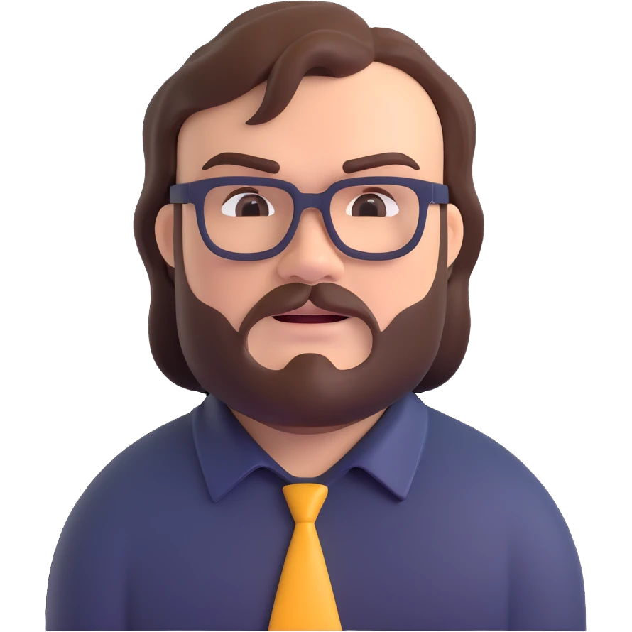 Jack Black as Steve from the Minecraft movie emoji