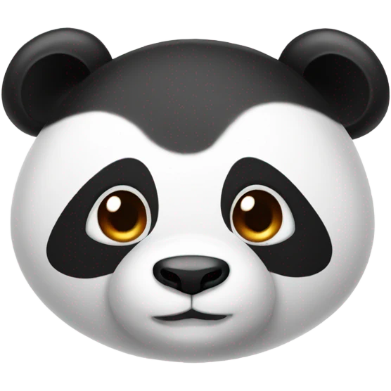 panda with no black around it’s eyes emoji