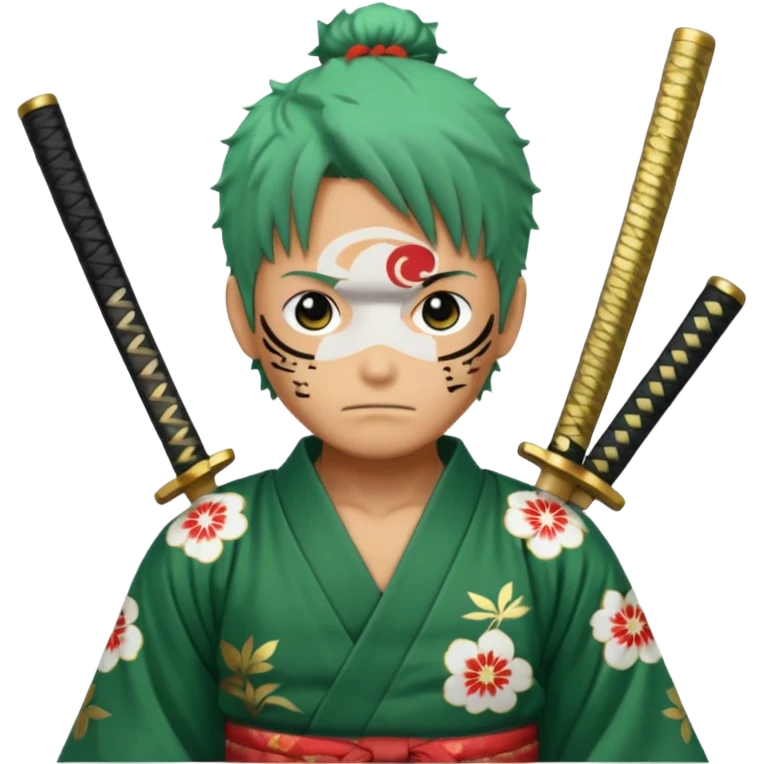 one piece zoro in land of wano emoji